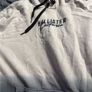 Hollister Black and White Hoodie